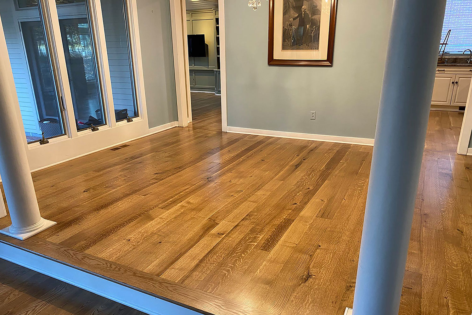 Refinished Hardwood Floors