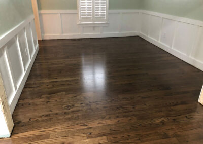 Custom Installed Red Oak Dark Walnut Stain