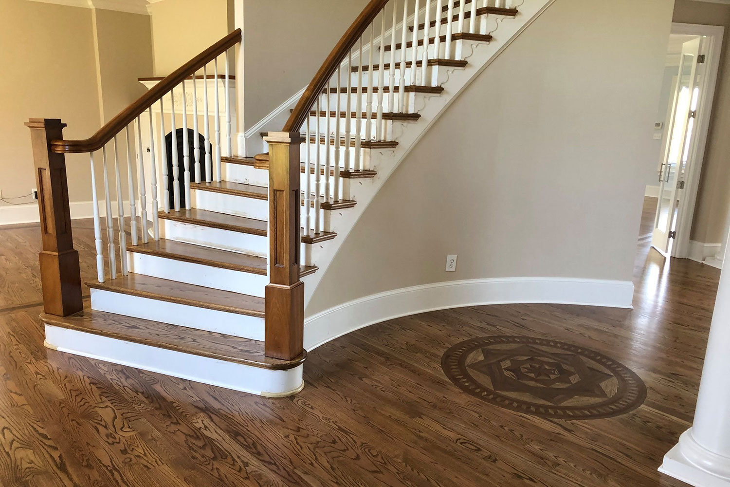 Custom Stair Overlay Installation