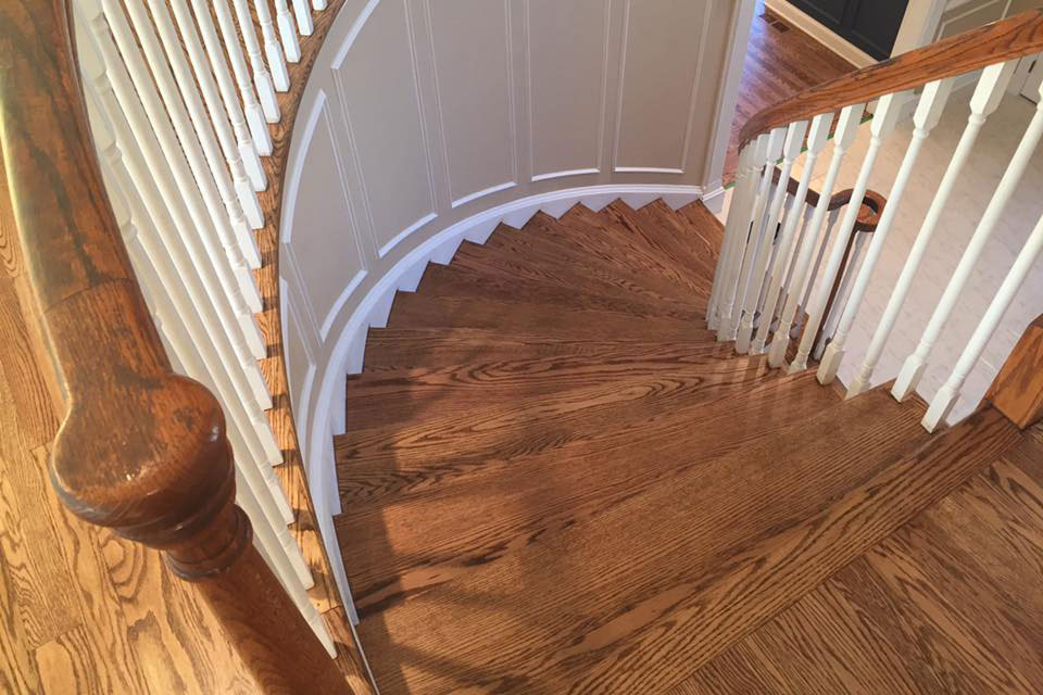 Custom Stair Overlay Installation