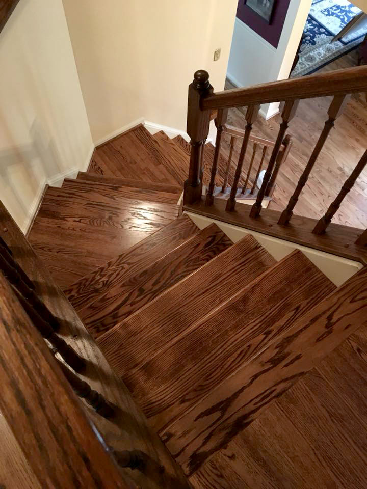 Custom Stair Overlay Installation