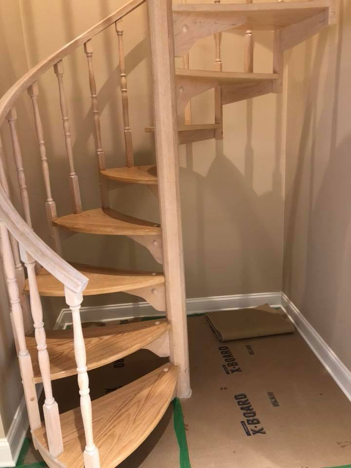 Custom Stair Overlay Installation