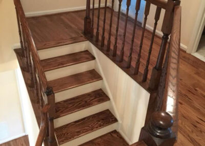 Custom Stair Overlay Installation