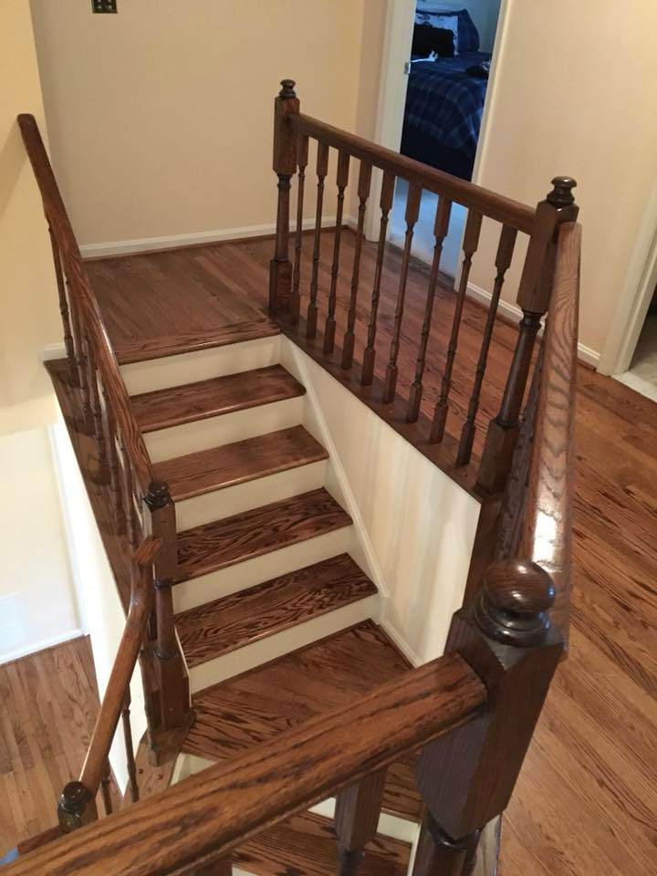 Custom Stair Overlay Installation