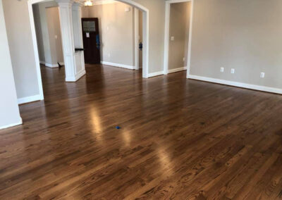 Red Oak Hardwood Floor Early American and Special Walnut Stain