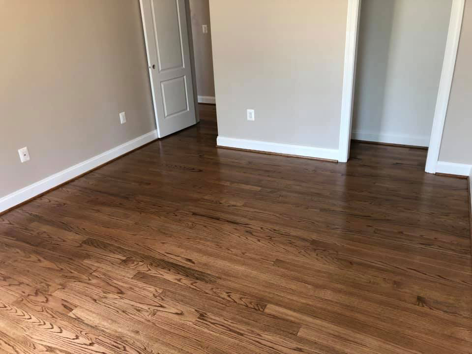 Red Oak Hardwood Floor Early American and Special Walnut Stain