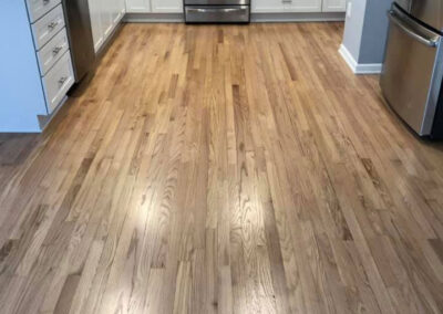 Red Oak Hardwood Floor Reciting Satin Finish