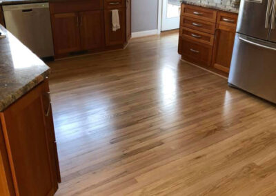 Red Oak Hardwood Floor Reciting Satin Finish