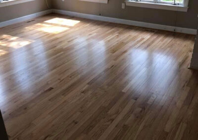 Red Oak Hardwood Floor Reciting Satin Finish