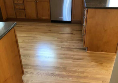 Red Oak Hardwood Floor Reciting Satin Finish