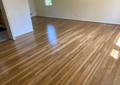 White Oak Hardwood Flooring Custom Sanded and Finished