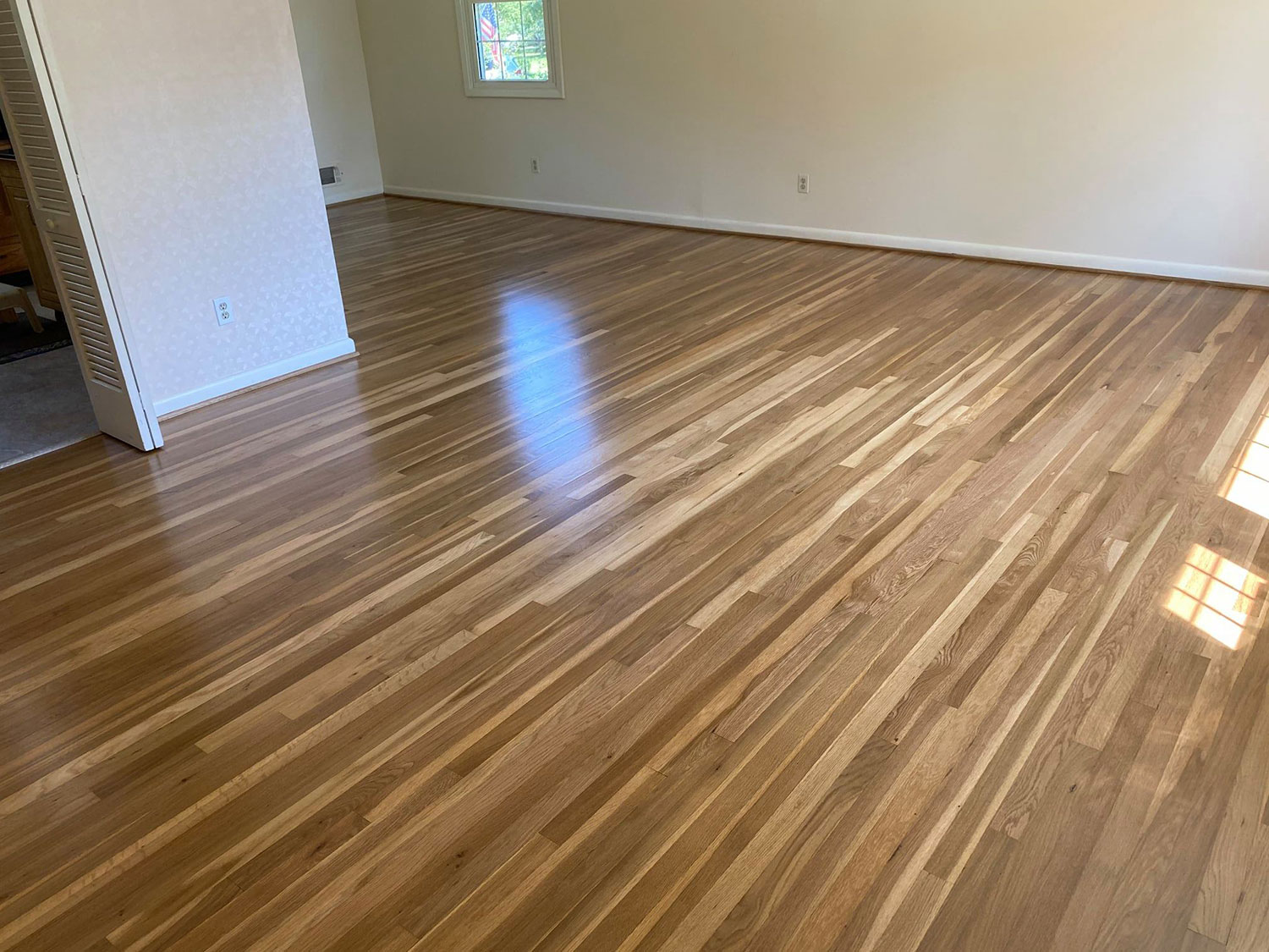 White Oak Hardwood Flooring Custom Sanded and Finished