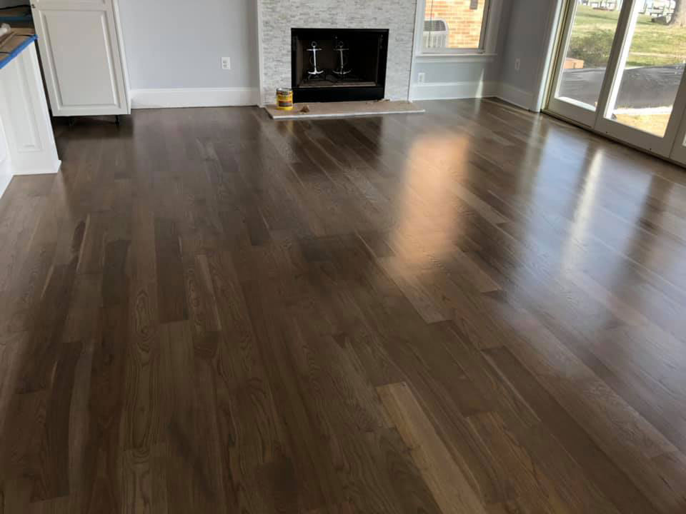 White Oak Hardwood Floor Classic Gray Stain