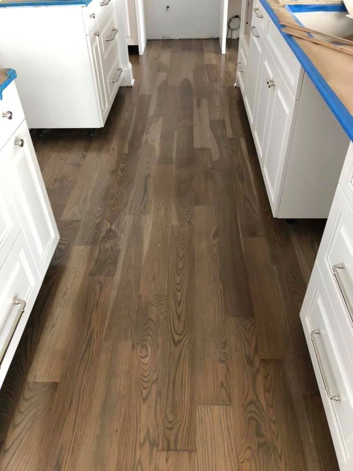 White Oak Hardwood Floor Classic Gray Stain