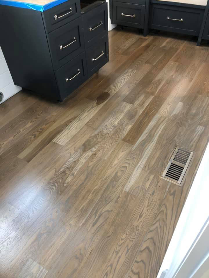 White Oak Hardwood Floor Classic Gray Stain